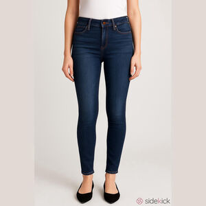 J Brand 811 Skinny Leg Jeans Oblivion Dk Wash Mid Rise Sz 26 Soft Lyocell Blend